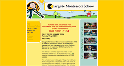 Desktop Screenshot of claygatemontessori.co.uk